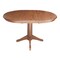 International Concepts Round 36 in Rd Top Pedestal Table, 12 in Leaf, 28.9 inH, Dining Height, Espresso, 36 in W, 48 in L K581-36RXT-27B - alternate 6